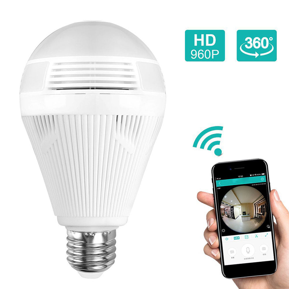 Smart Lightbulb with HD Camera